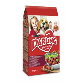 Суха храна за кучета PURINA DARLING говеждо, пилешко и зеленчуци 15кг.
